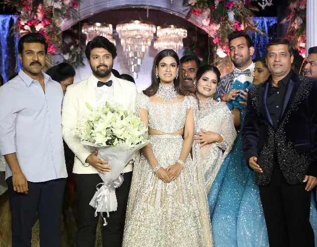 Ashish and Advitha wedding reception Photos Set 4